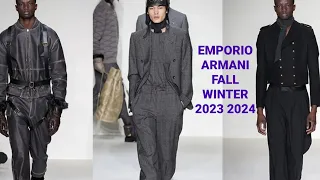 EMPORIO ARMANI MENSWEAR Fall Winter 2023 2024 #fashion