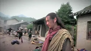 The kung fu boy kills a group of Japanese samurai.