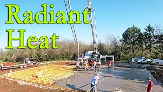 Pouring a Radiant Heat Concrete Slab for our Off Grid Home using a Concrete Pump Truck - Flashback