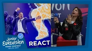 JUNIOR EUROVISION REACTS TO THE EUROVISION SONG CONTEST - PART II