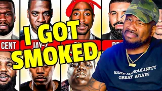 I GOT SMOKED! - You React, You Lose RAP BEEF Edition