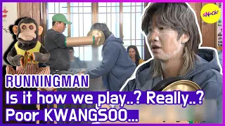 [HOT CLIPS] [RUNNINGMAN] Magic Monkey VS KWANGSOO! Who is game for?☠️ (ENG SUB)