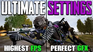 ULTIMATE PUBG SETTINGS GUIDE 2022 | HIGHEST FPS BEST GRAPHICS | FULL COMPARISON | PUBG FREE TO PLAY