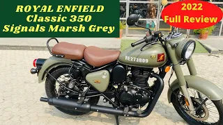 2022 Royal Enfield Classic 350 Signals Marsh Grey Detailed Review | Features | Price & Offers