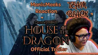 HOUSE OF THE DRAGON SEASON 2 OFFICIAL TRAILER REACTION! | I CAN'T WAIT!!! #TEAMBLACK