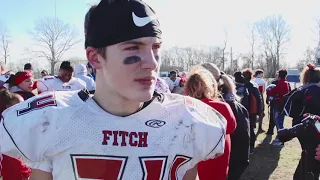 Tyler Andrews post-game interview, Fitch vs. Ledyard 2017