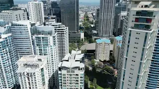 BGC fort bonifacio high street drone view 보니파시오 하이스트릿 드론뷰