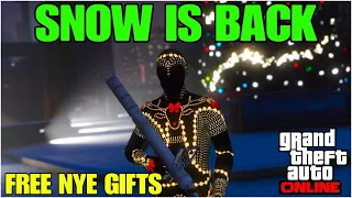 Snow is Back & Free New Years Eve Gifts in GTA 5 Online