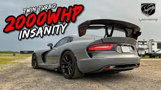 THIS KILLER 2000HP TWIN TURBO 8.4L V10 SEQUENTIAL VIPER IS NUTS