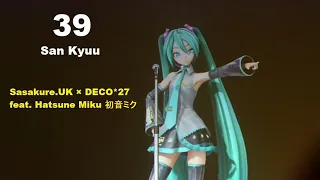 Magical Mirai 2016┃39 (Thank You)┃Sasakure.UK×DECO*27 feat. Hatsune Miku┃«English Subs Español»