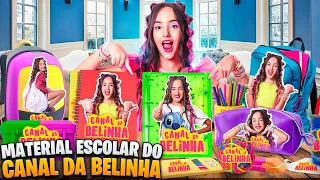 MATERIAL ESCOLAR DO CANAL DA BELINHA 2024