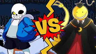 M.U.G.E.N. Battles | Sans vs Koro Sensei | Undertale vs Assassination Classroom