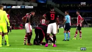 Luke Shaw Horror Injury vs PSV Broken Leg