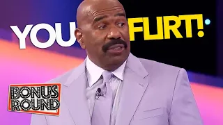 Family Feud FLIRT Answers & Questions With Steve Harvey