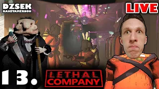 🔴 Lethal Company - 13. Rész - Új pálya, új Szörnyek!