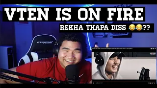 VTEN - Galli Sadak Freeverse and Freestyle | REACTION | Nepali Rap BreakStation Beat by: Young Metro