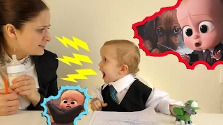 БОСС МОЛОКОСОС орет на секретаря Прикол бос-молокосос кричит The boss baby руский трелер милый малыш