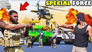 Franklin's Last Day as A CHIEF OF SPECIAL SECRET FORCE in GTA 5 | SHINCHAN and CHOP