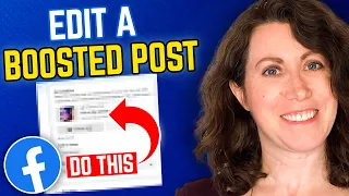 How to Edit a FB Boosted Post WITHOUT DELETING