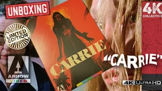 Brian De Palma’s Carrie 4K UltraHD Blu-ray @Arrow_Video Limited edition unboxing