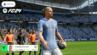 Manchester City vs Barcelona | FC 24 | PS5™ Gameplay | [4K]