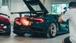 Twin Turbo Lamborghini gets INSANE Anti-Lag! [Volume Warning!]