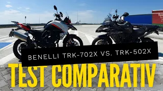 MERITA UPDATE-ul? BENELLI TRK 702X vs.TRK 502X | Test Comparativ
