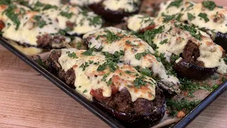 How To Make Moussaka-Stuffed Eggplant (Papoutsakia) | Rachael Ray