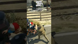 Evolution of STEALING BIKE in GTA #shorts #gta #gta5 #gtaonline