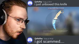 ohnepixel stunned by viewer getting scammed for $30k blue gem