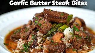 I Used To Eat This Meal 3 Times Per Week | Garlic Butter Steak Bites in Under 30 Minutes