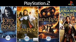 The Lord of the Rings Games for PS2
