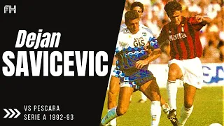 Dejan Savicevic ● Skills ● Pescara 4-5 AC Milan ● Serie A 1992-93