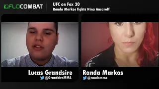 Randa Markos talks Nina Ansaroff fight, injury in previous fight, and more