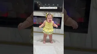 Miramız daha çok şaşırdı bence 😂🤣 Alırız bir maşallahınızı #baby #babygirl #ilkadım #mira #shorts