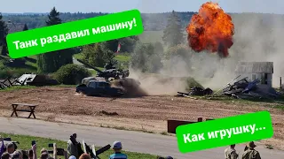 День танкиста на Линии Сталина под Минском. Реконструкция боя в Афганистане и танковый биатлон!