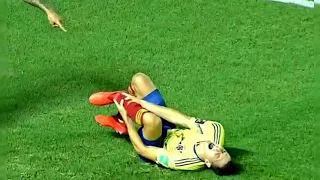 ESCALOFRIANTE LESIÓN DE TOBILLO DE SANTIAGO ARIAS - COLOMBIA VS VENEZUELA