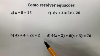 Aprenda resolver Equação do 1º Grau 🔥 Prof Robson Liers