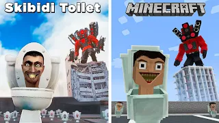 I Remade SKIBIDI TOILET Episodes in Minecraft