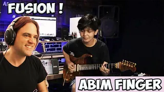 Fusion Style improvisation - Abim Finger Reaction // Guitar Teacher Reacts