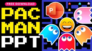 Powerpoint GAME Tutorial ✅ Pacman