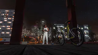 FRANKLIN GOES FOR BIKING | WHIPPET RACE BIKE |CHILL RIDE | GTA V | #fypシ #sunset #night #gta5 #gtav