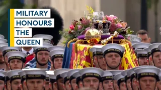 Queen's funeral: Military serve former Commander-in-Chief for final time