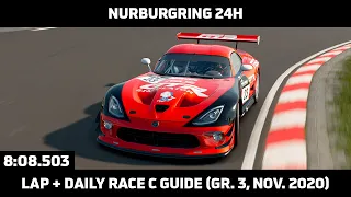 Gran Turismo Sport - Daily Race Lap Guide - Nurburgring 24h - Dodge Viper Gr. 3