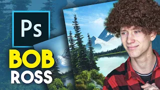 A Bob Ross Tutorial, but in Photoshop!