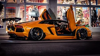 INSANELY LOUD Liberty Walk Aventador with Armytrix Exhaust Revs in London!