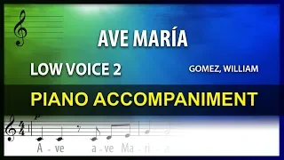 Ave María Karaoke William Gomez Low Voice 2