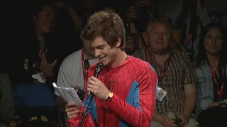 Must-see Comic-Con Panel with The Amazing Spider-man Cast: Andrew Garfield, Emma Stone, Rhys Ifans!