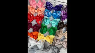 4” Twisted Boutique Bow Using The Brilliant Bow Maker Template