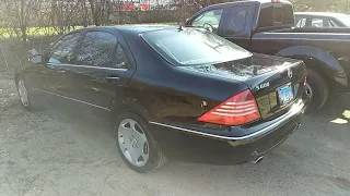 BQT'S personal 2005 Mercedes-Benz S600 cold start